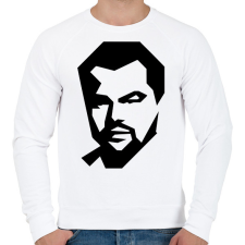 PRINTFASHION Leonardo DiCaprio - Férfi pulóver - Fehér férfi pulóver, kardigán