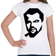 PRINTFASHION Leonardo DiCaprio - Női póló - Fehér női póló