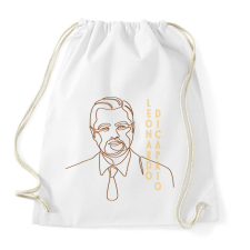 PRINTFASHION Leonardo DiCaprio - Vonalas - Sportzsák, Tornazsák - Fehér tornazsák