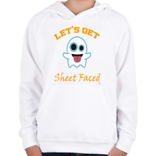 PRINTFASHION Lepedőt elő! - Gyerek kapucnis pulóver - Fehér gyerek pulóver, kardigán