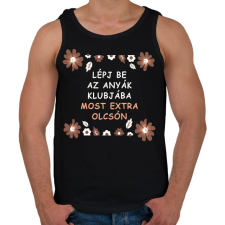 PRINTFASHION Lépj be az anyák klubjába - Férfi atléta - Fekete atléta, trikó