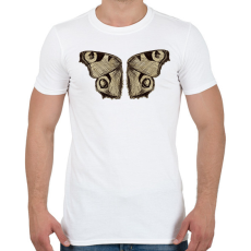 PRINTFASHION Lepkeszárny - Férfi póló - Fehér