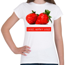 PRINTFASHION Lesz, ahogy lesz - Női póló - Fehér női póló