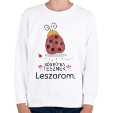 PRINTFASHION Leszarom - Gyerek pulóver - Fehér gyerek pulóver, kardigán