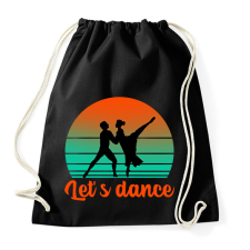 PRINTFASHION Let's dance - Sportzsák, Tornazsák - Fekete tornazsák