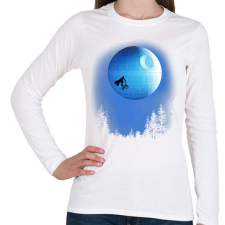 PRINTFASHION Let's have fun - Női hosszú ujjú póló - Fehér női póló
