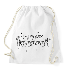 PRINTFASHION Let's rodeo - Sportzsák, Tornazsák - Fehér tornazsák