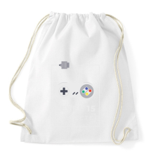 PRINTFASHION Level 15 completed - Sportzsák, Tornazsák - Fehér tornazsák