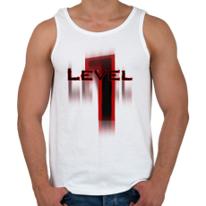 PRINTFASHION level_1 - Férfi atléta - Fehér