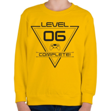 PRINTFASHION level-complete-06-grey - Gyerek pulóver - Sárga gyerek pulóver, kardigán