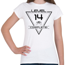 PRINTFASHION level-complete-14-black - Női póló - Fehér női póló