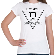 PRINTFASHION level-complete-17-black - Női póló - Fehér női póló