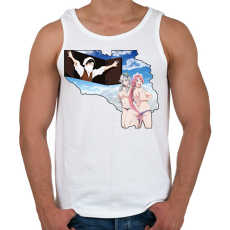PRINTFASHION Levi Ackerman - Férfi atléta - Fehér