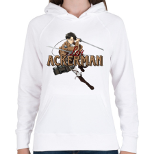 PRINTFASHION Levi minta (AOT) - Női kapucnis pulóver - Fehér női pulóver, kardigán