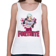 PRINTFASHION Lexa Fortnite - Női atléta - Fehér női trikó