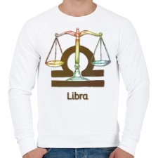 PRINTFASHION Libra színes - Férfi pulóver - Fehér női pulóver, kardigán