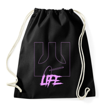 PRINTFASHION Life - Sportzsák, Tornazsák - Fekete tornazsák