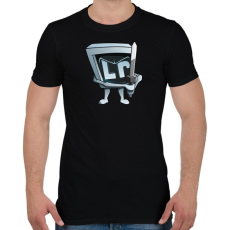 PRINTFASHION Light - Férfi póló - Fekete