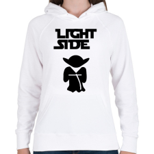 PRINTFASHION Light Side páros minta - Női kapucnis pulóver - Fehér női pulóver, kardigán
