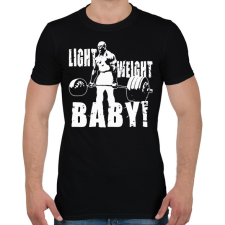 PRINTFASHION Light weight baby! - Férfi póló - Fekete férfi póló