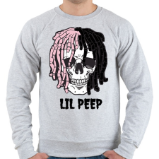 PRINTFASHION Lil Peep - Férfi pulóver - Sport szürke férfi pulóver, kardigán