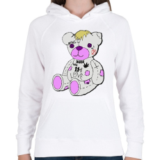 PRINTFASHION lil peep - Női kapucnis pulóver - Fehér