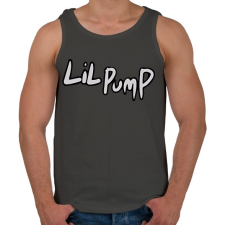 PRINTFASHION Lil Pump - Férfi atléta - Sötétszürke atléta, trikó