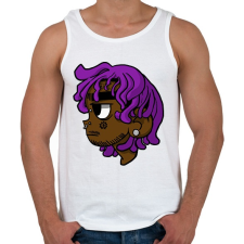 PRINTFASHION Lil uzi vert - Férfi atléta - Fehér atléta, trikó