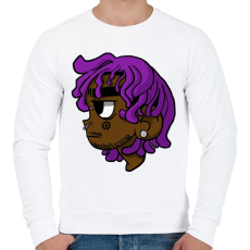PRINTFASHION Lil uzi vert - Férfi pulóver - Fehér