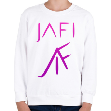 PRINTFASHION lila jafi - Gyerek pulóver - Fehér