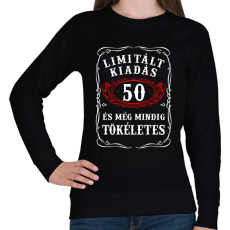 PRINTFASHION Limitált kiadás - 50 - Női pulóver - Fekete