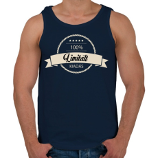 PRINTFASHION Limitált kiadás - Férfi atléta - Sötétkék