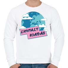 PRINTFASHION Limitált kiadás - Föld - Férfi pulóver - Fehér