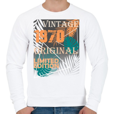 PRINTFASHION limited 1970 - Férfi pulóver - Fehér