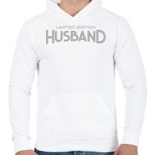 PRINTFASHION Limited Edition Husband - Férfi kapucnis pulóver - Fehér férfi pulóver, kardigán