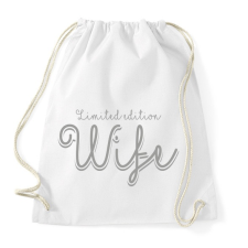 PRINTFASHION Limited edition Wife - Sportzsák, Tornazsák - Fehér tornazsák