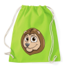 PRINTFASHION Lion - Sportzsák, Tornazsák - Limezöld