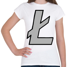 PRINTFASHION Litecoin - Női póló - Fehér női póló