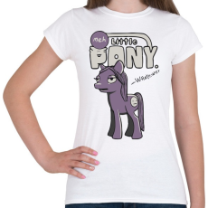 PRINTFASHION Litte Pony - Meh little pony - Női póló - Fehér