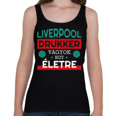 PRINTFASHION Liverpool drukker - Női atléta - Fekete
