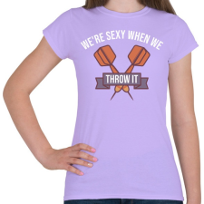 PRINTFASHION LMFAO Darts csapat - Női póló - Viola női póló