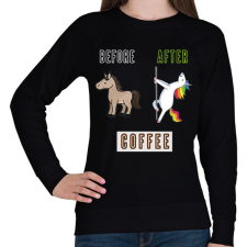 PRINTFASHION LO2 - Női pulóver - Fekete női pulóver, kardigán