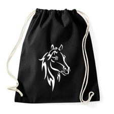 PRINTFASHION Ló - Sportzsák, Tornazsák - Fekete tornazsák