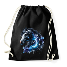 PRINTFASHION ló - Sportzsák, Tornazsák - Fekete tornazsák