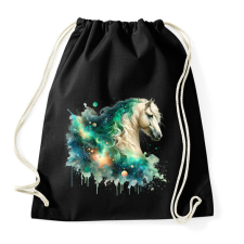 PRINTFASHION ló - Sportzsák, Tornazsák - Fekete tornazsák