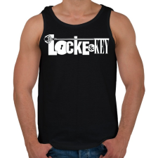 PRINTFASHION Locke and Key  - Férfi atléta - Fekete atléta, trikó