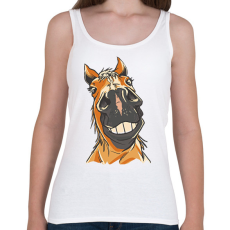 PRINTFASHION Lófej - Női atléta - Fehér