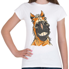 PRINTFASHION Lófej - Női póló - Fehér