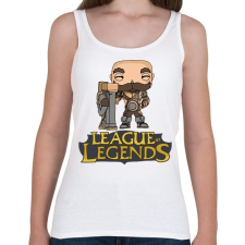 PRINTFASHION LOL Braum - Női atléta - Fehér női trikó