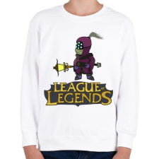 PRINTFASHION LOL Jax - Gyerek pulóver - Fehér gyerek pulóver, kardigán